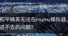 为什么和平精英无法在mumu模拟器上运行？如何解决进不去的问题？
