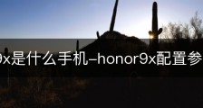 honor9x是什么手机-honor9x配置参数